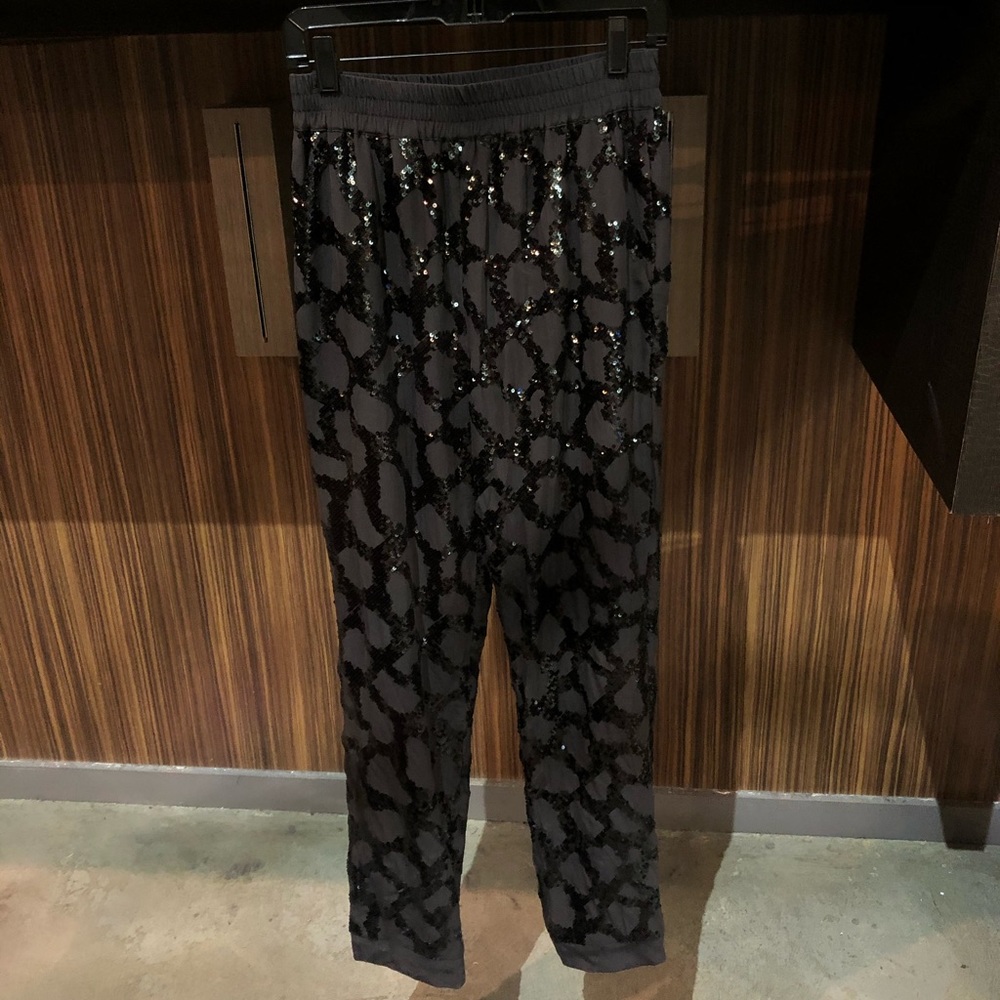 Sequined pants
